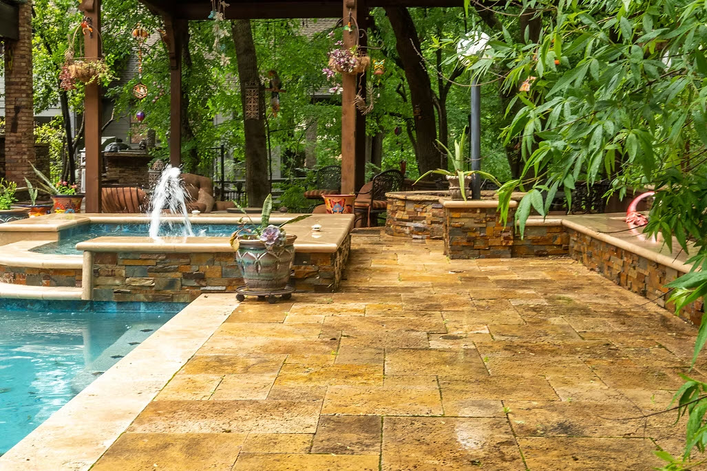 Custom spa build in McKinney TX