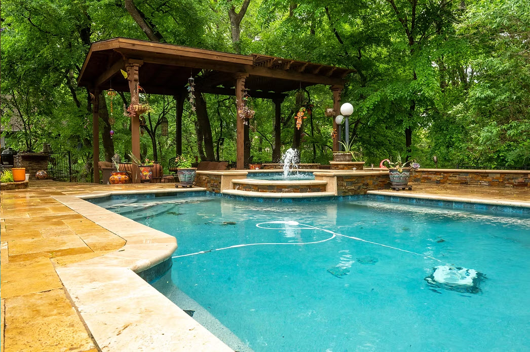 Lap pool in Allen TX by El Dorado Pools