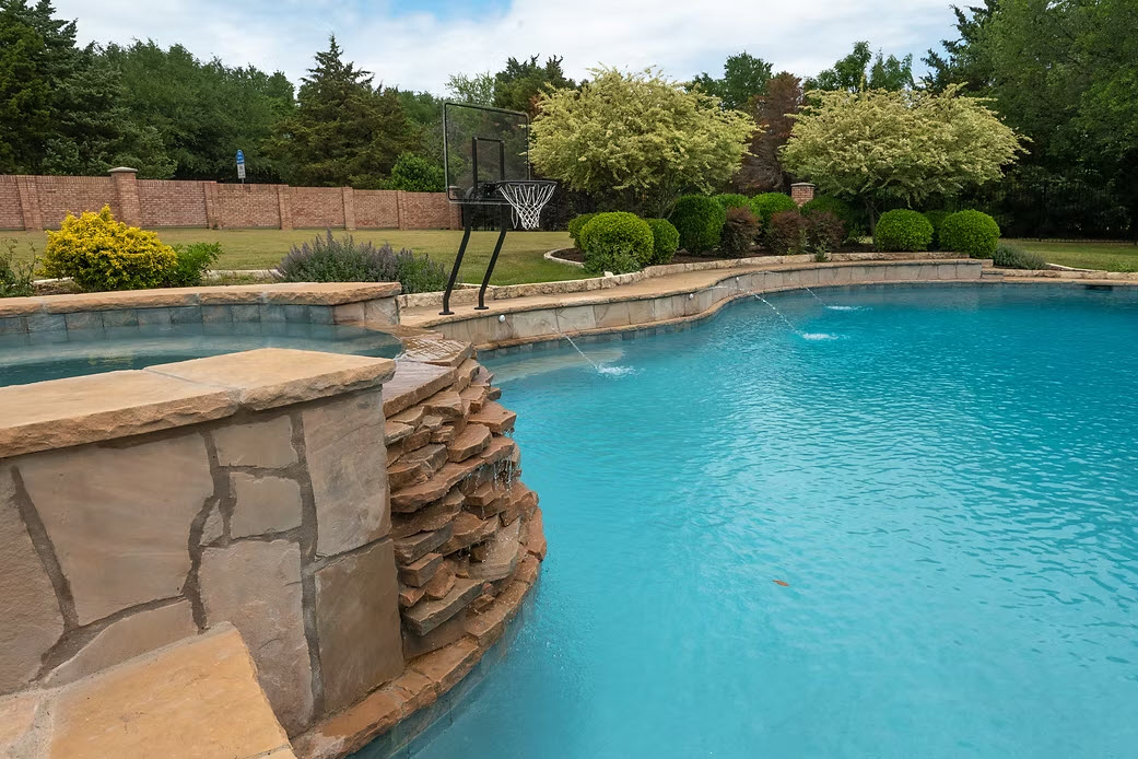 Backyard transformation by El Dorado Pools