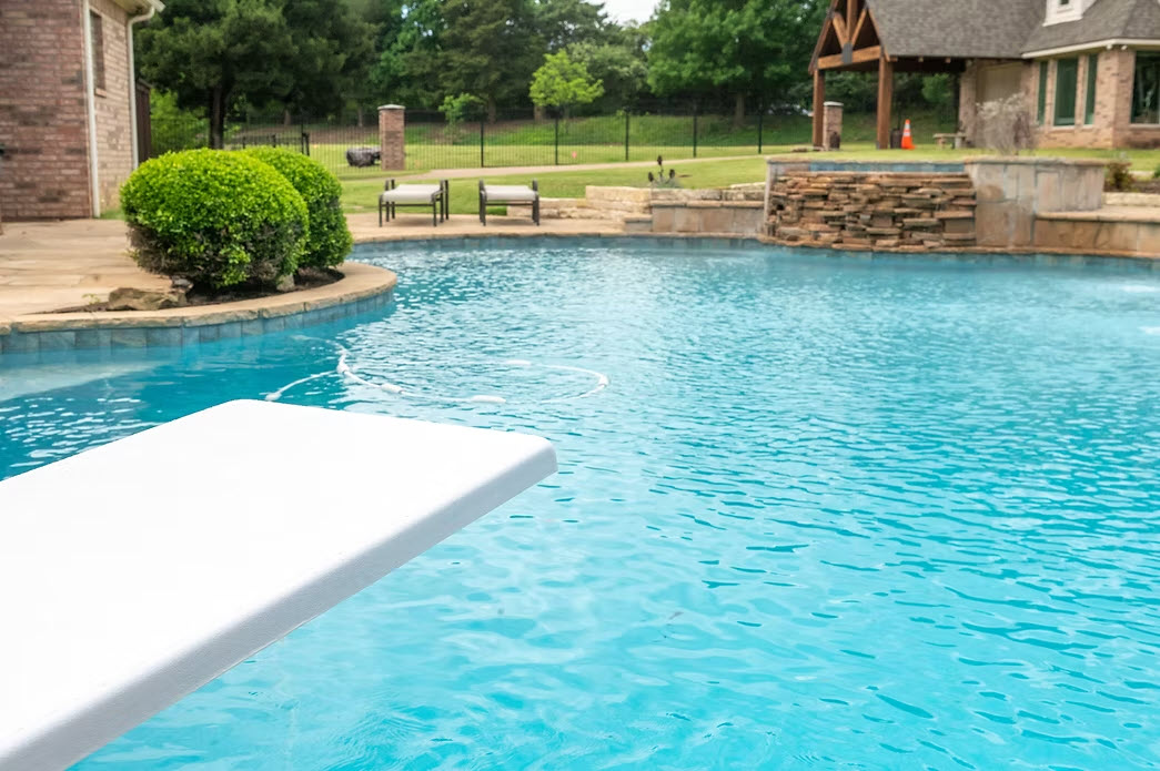 Pool coping and decking in McKinney TX