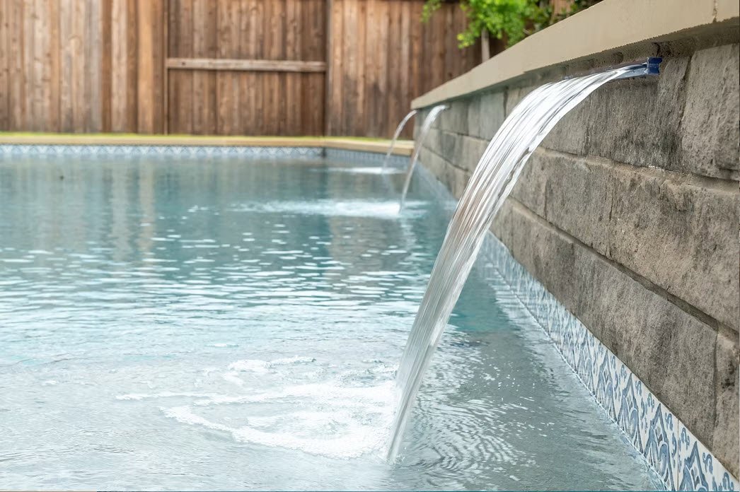 New pool construction in Prosper TX