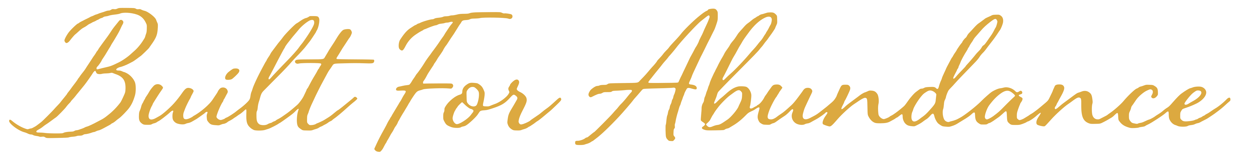 Built For Abundance&trade;